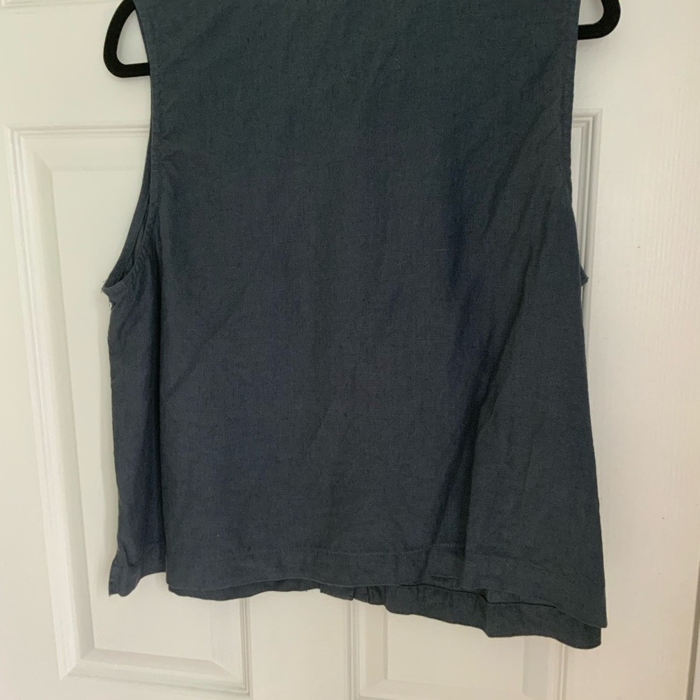 NotPERFECTLINEN Bay 2 Dark grey-blue - Picture 4 of 5